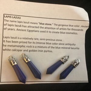 Lapis Crystal Pendant